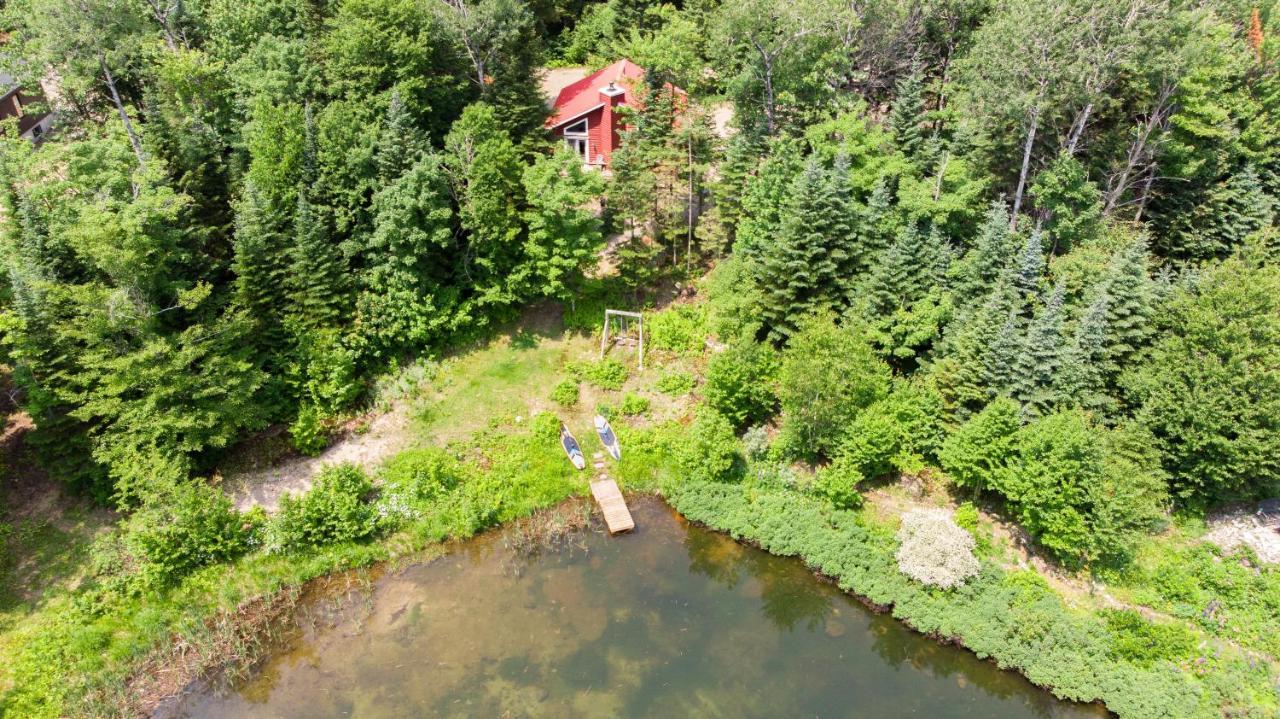 Les Chalets Tourisma - Chalet Dans Les Bois Avec Lac Prive - Le Colibri Saint-Raymond ภายนอก รูปภาพ